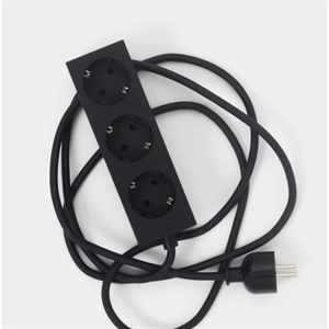 PEDESTAL - POWER BAR - 2 METER - FLERE FARVER - CHARCOAL